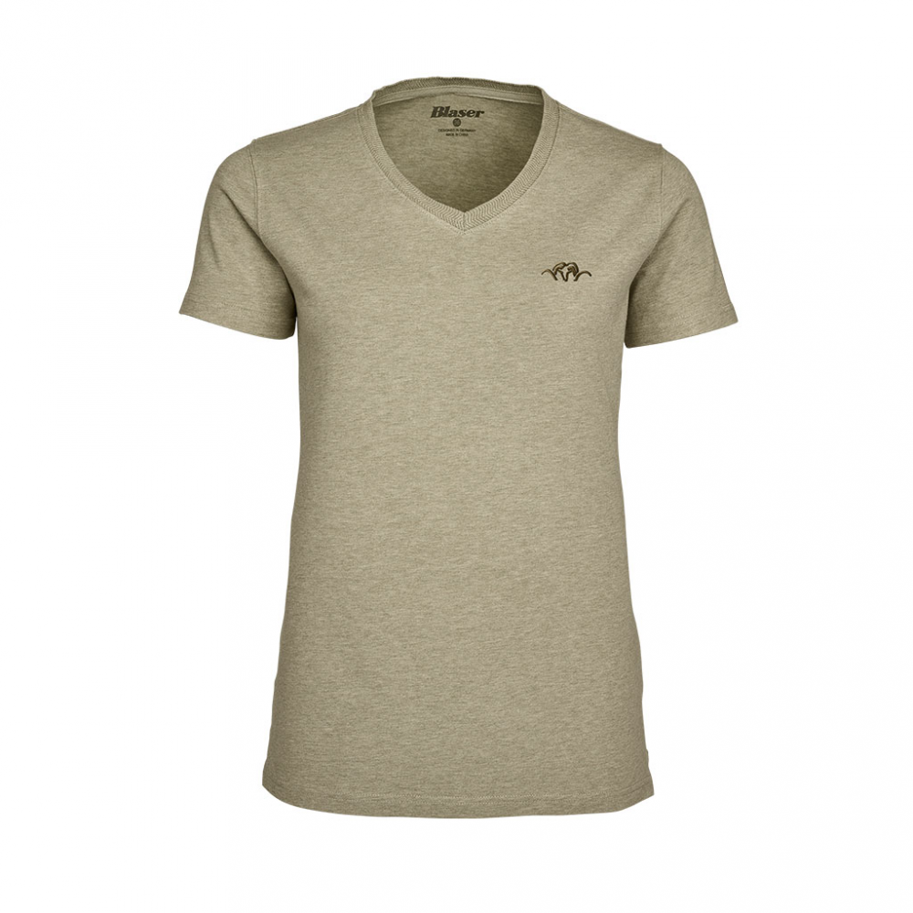 BLASER V-T-Shirt Damen Beige - dámske tričko