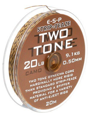 ESP Stripteaze Two Tone 20lb Camo - poťahovaná šnúrka