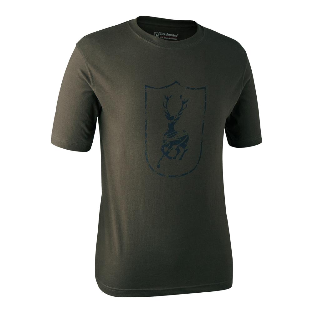 DEERHUNTER Logo T Shirt Shield S/S - tričko s logom