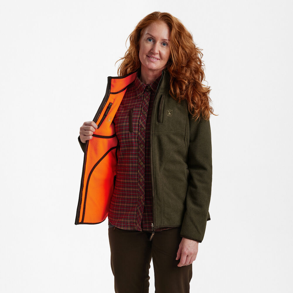 DEERHUNTER Lady Pam Reversible Fleece Jacket - obojstranná bunda