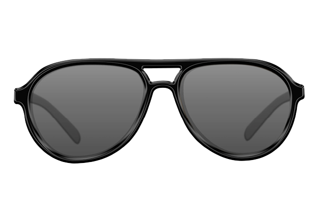 KORDA Sunglasses Aviator Mat Black Frame/Grey Lens - polarizačné okuliare