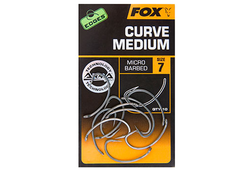 FOX EDGES Curve Medium - kaprárske háčiky