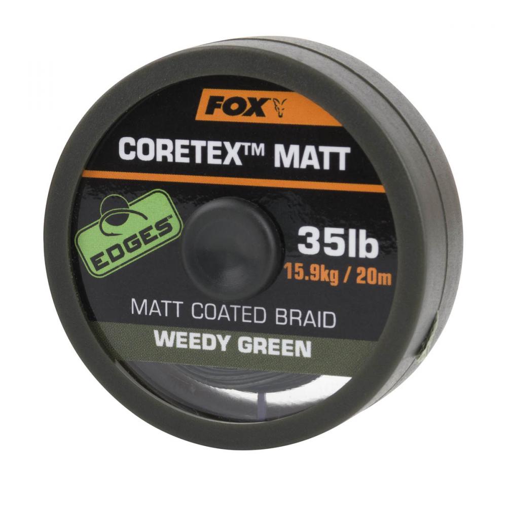 FOX Matt Coretex Weedy Green 25lb - nadväzcová šnúrka