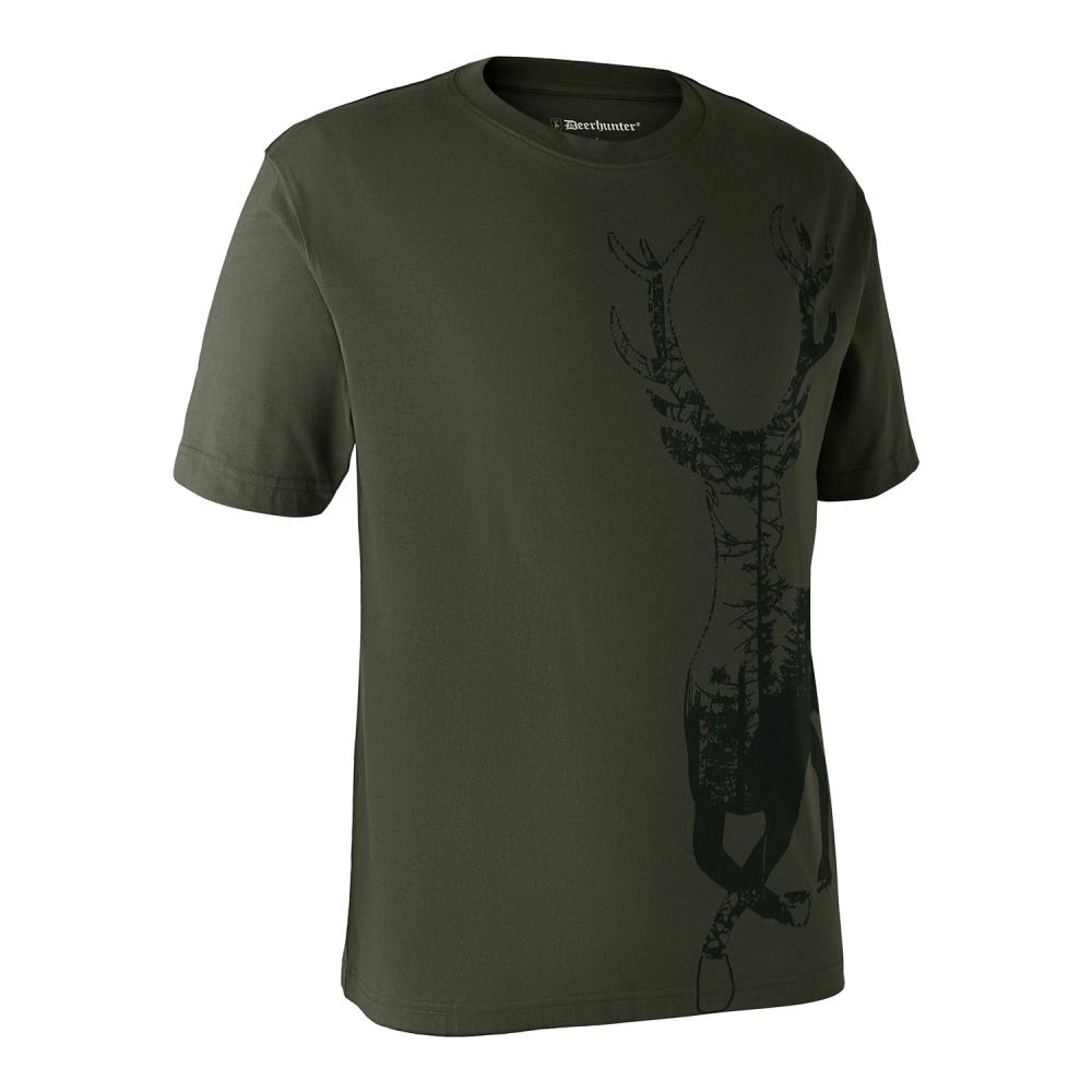 DEERHUNTER T-shirt with Deer - poľovnícke tričko