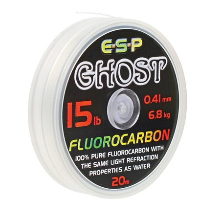 ESP Ghost Fluorocarbon Clear 15lb - fluorokarbón