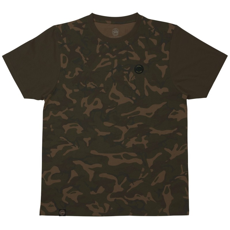 FOX Chunk Dark Khaki/Camo Edition T-shirt - trièko