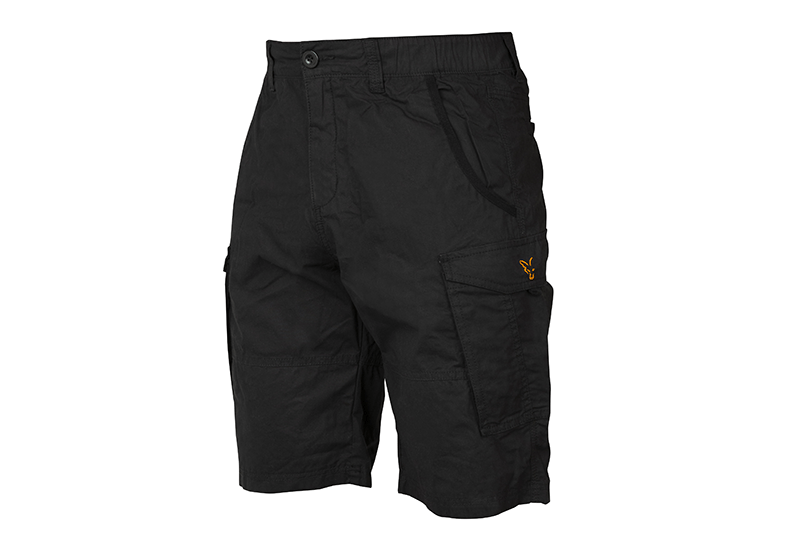 FOX Collection Black/Orange Combat Shorts - kraťasy