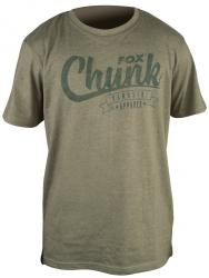 FOX Chunk Stonewash Olive T-Shirt - trièko