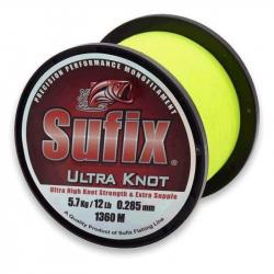 SUFIX Ultra Knot 1195m 0,30mm 7,2kg - žltý vlasec