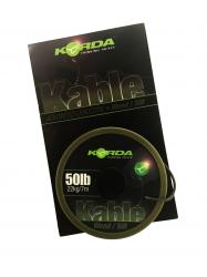 KORDA Kable Leadcore Weed/Silt 50lb - oloven nra