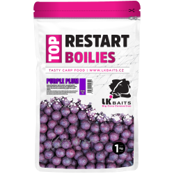LK BAITS Top Restart Boilies Purple Plum 18mm 1kg
