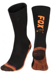 FOX Black/Orange Thermolite Socks - ponožky