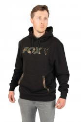 FOX Black/Camo Print Pullover Lightweight Hoody - mikina