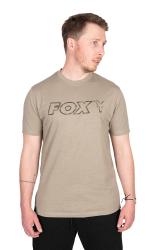 FOX Ltd LW Khaki Marl T Shirt - triko