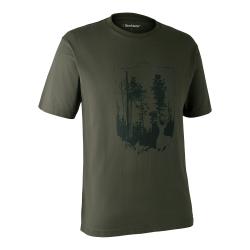 DEERHUNTER T-shirt with Shield - po¾ovnícke trièko