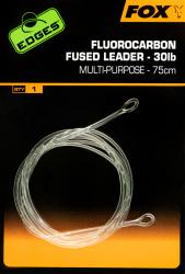 FOX Fluorocarbon Fused Leader 30lb 75cm - hotová montáž