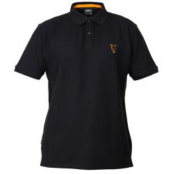 FOX Collection Black/Orange Polo Shirt - polokoea