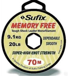 SUFIX Memory Free Shock Leader 70m 0,65mm - okov vlasec