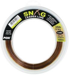 FOX Snag Leader Camo 0,60mm 100m - šokový vlasec