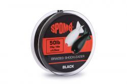SPOMB Braided Shockleader 50m Black - okov nra