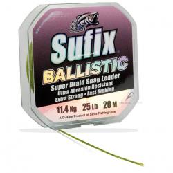 SUFIX Ballistic 20m 35lb Olive Green - nadvzcov nrka